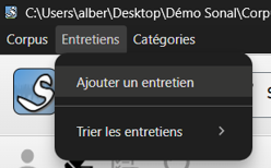 Ajouter un entretien
